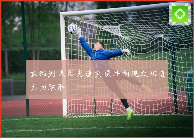 兹维列夫因光速失误冲向观众坦言无力取胜